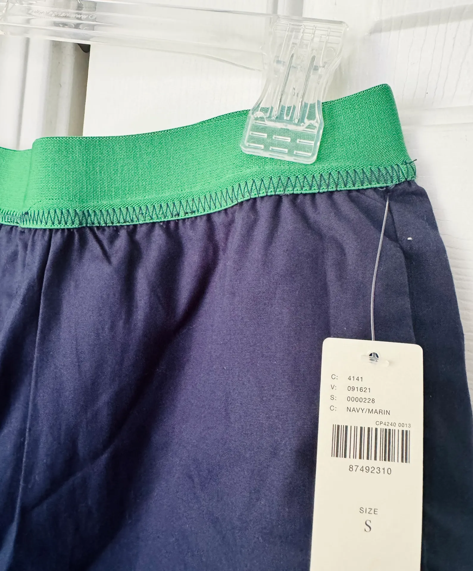 Colorblock Boxy Shorts, Size S - Image 8