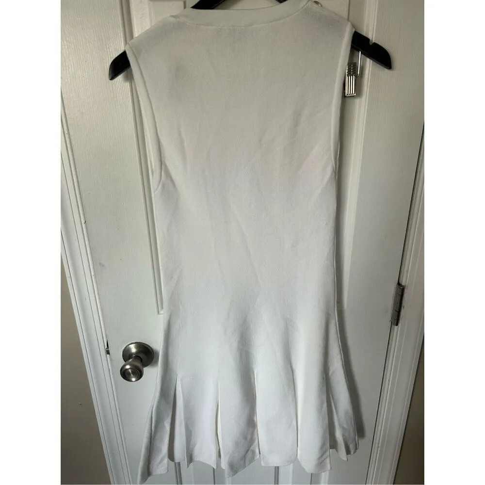 Zara white flared skirt size XS knitted - Image 2