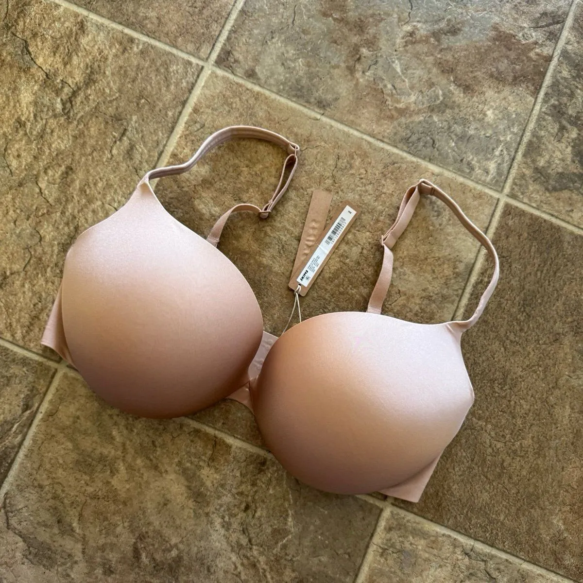 Skims Ultimate Collection Pushup Plunge Bra Clay Size 36DD - Image 2