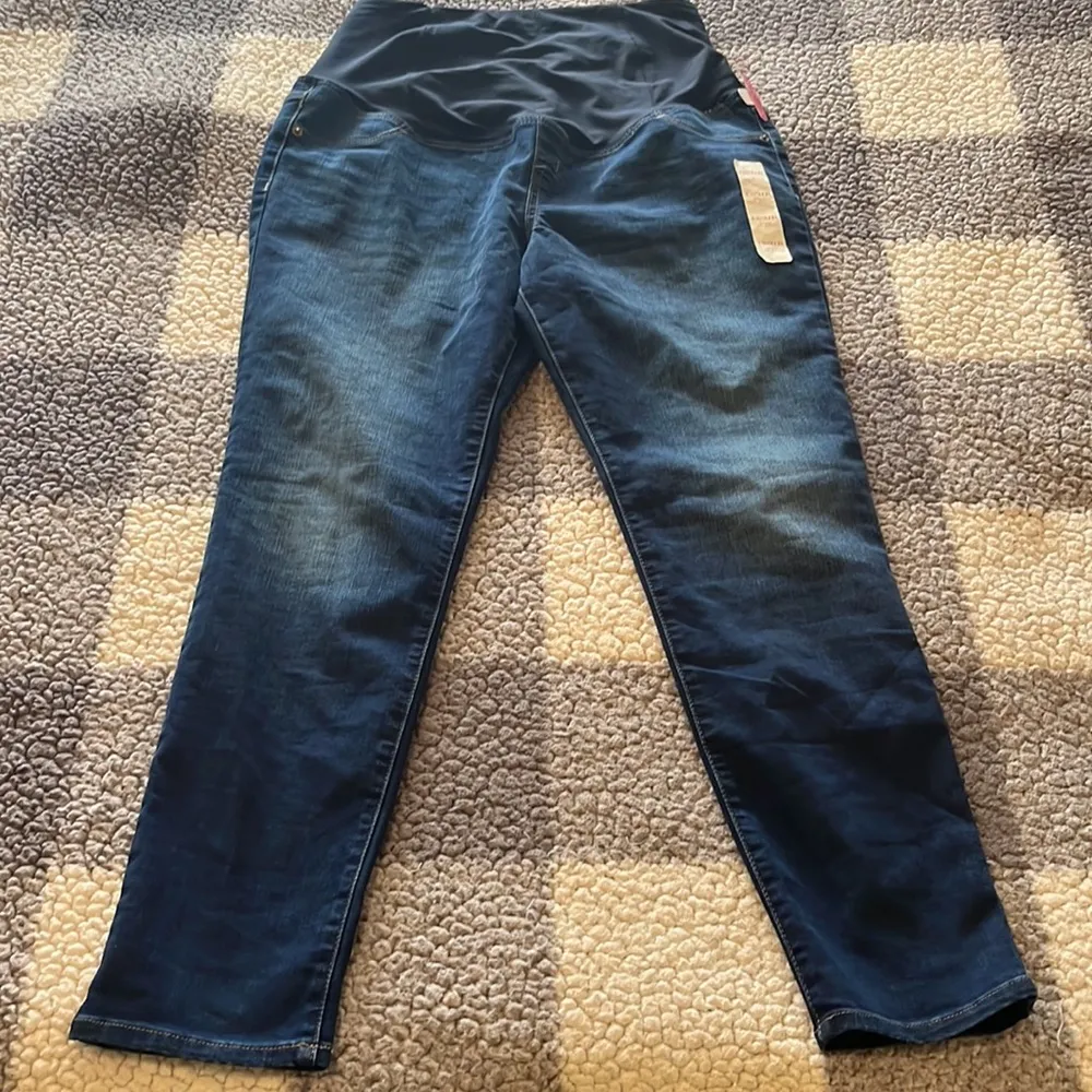 New Isabel Maternity Dark Skinny Jeans Size 12 or 31R NWT - Image 2