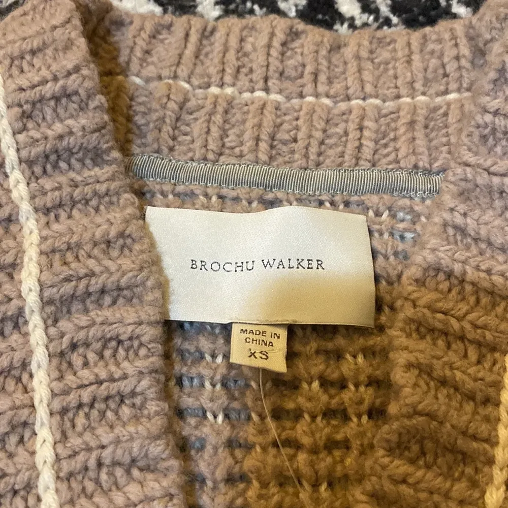 Brochu Walker Jessen Striped Wool and Cashmere Sweater size XS - Image 2