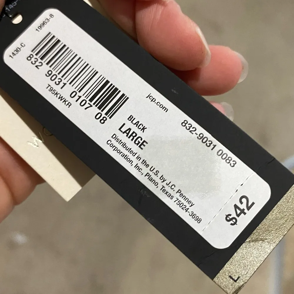 Worthington Edition Black Sleeveless Knee Length Dress Size L - Image 4