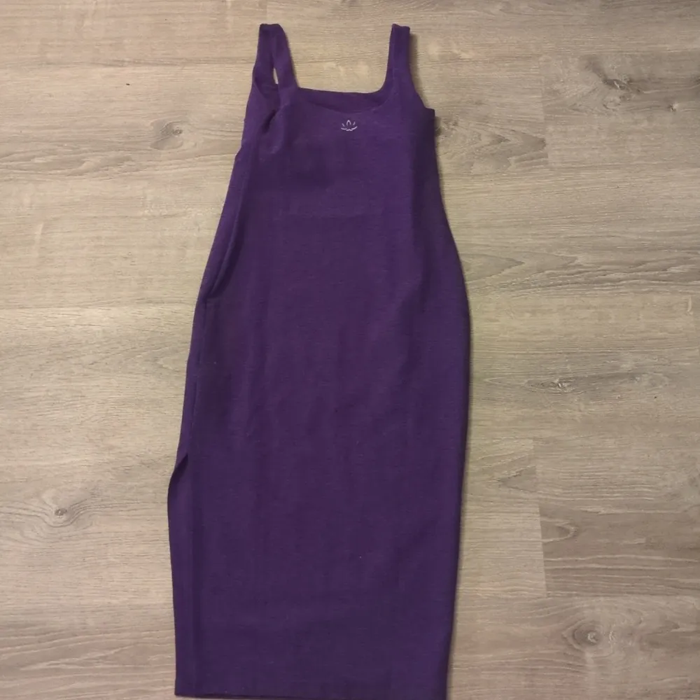 Beyond yoga purple dahlia heather midi dress size XS - Image 7