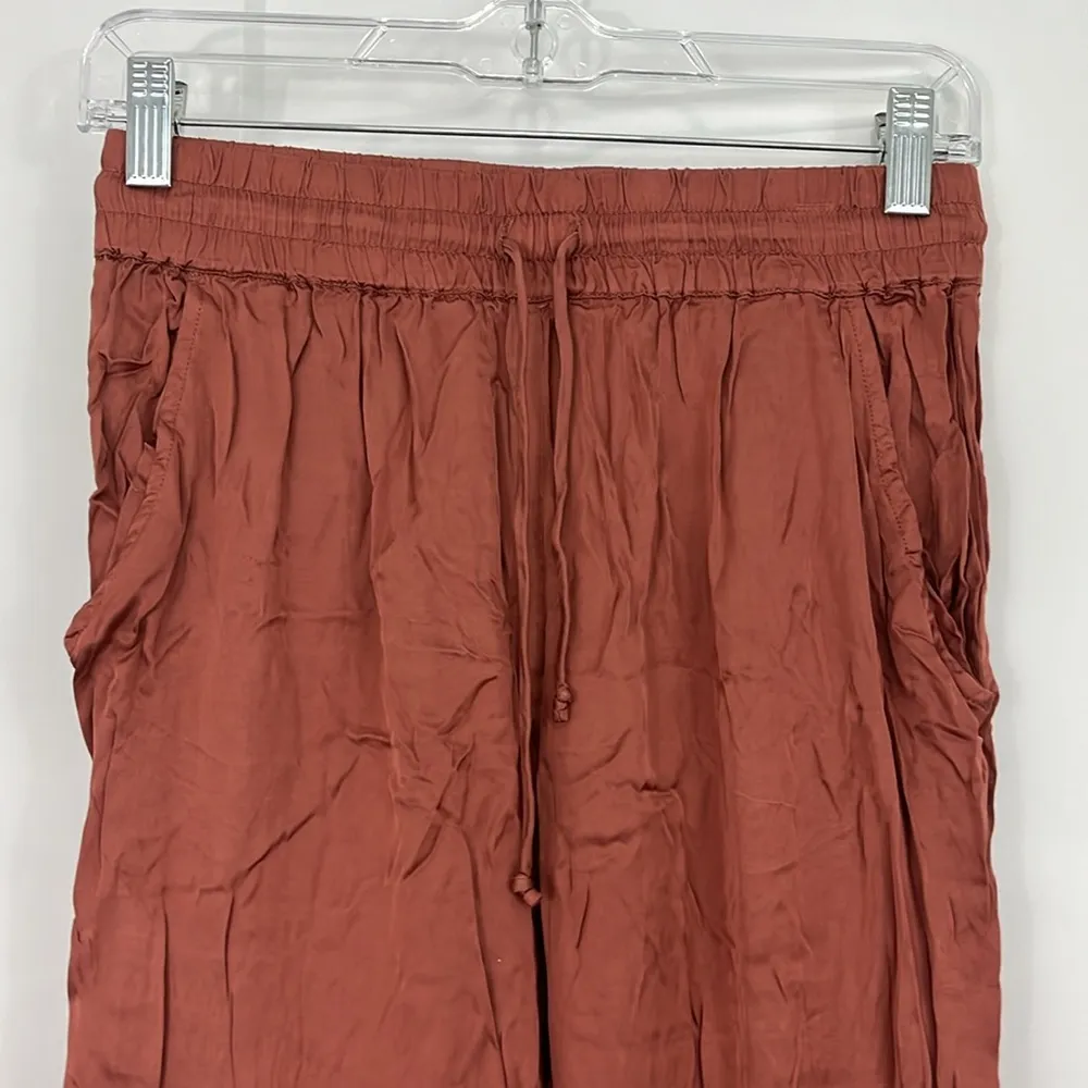 Young Fabulous & Broke Small Orange Drawstring Cargo Jogger Pants - Image 4