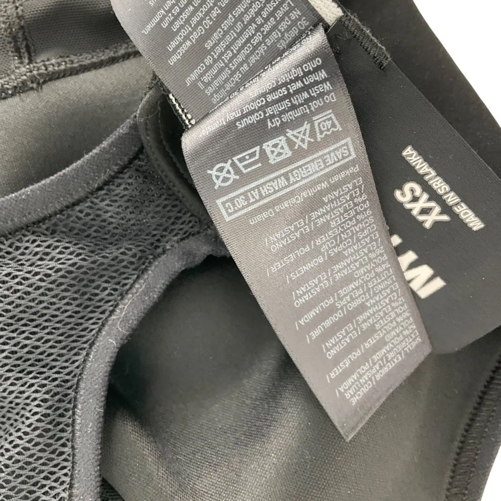 Ivy Park XXS Black Sports Bra With Mesh Back & Elastic Band - Image 7