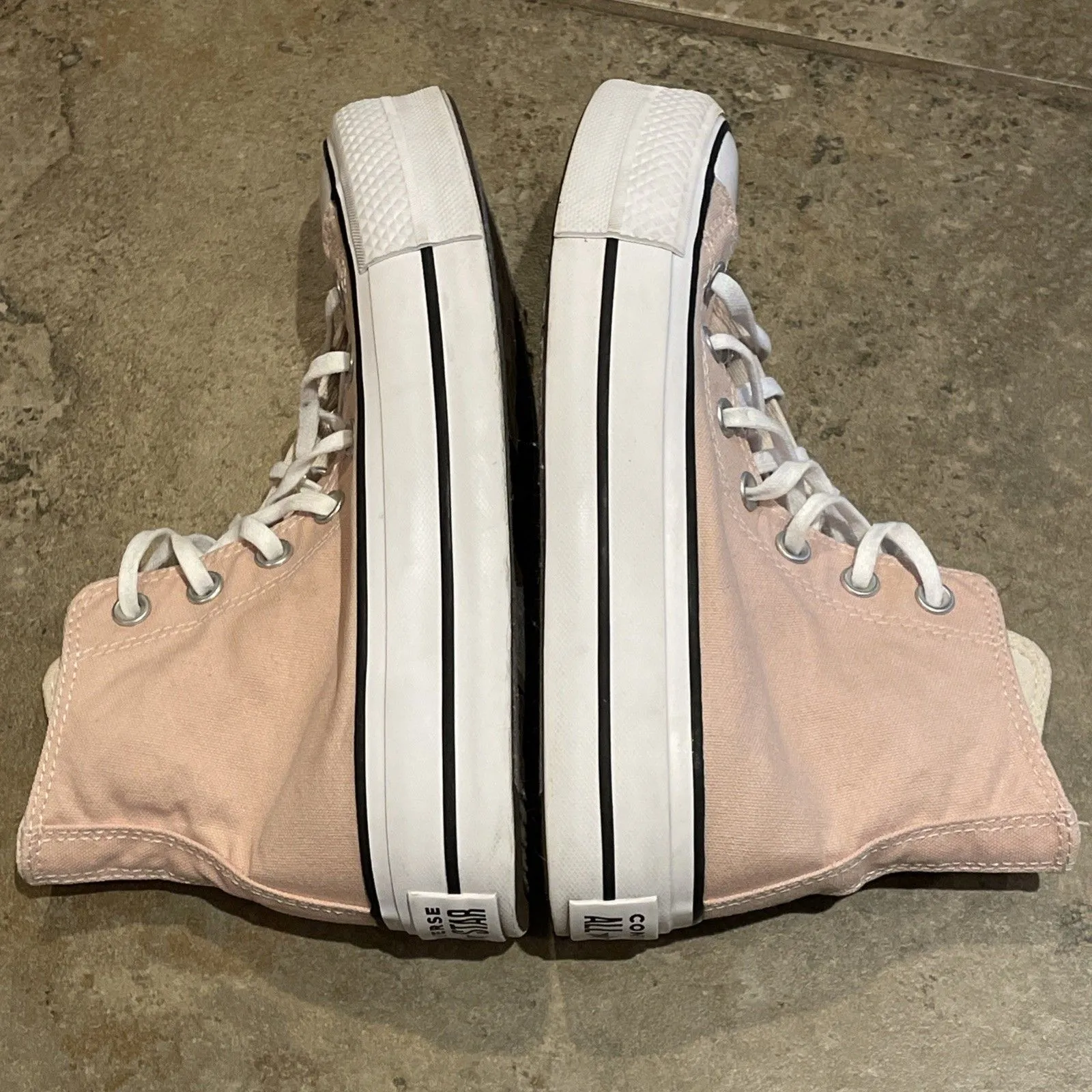 Converse Chuck Taylor Lift Platform High Pink Clay Sneakers Womens 6 572721F - Image 10