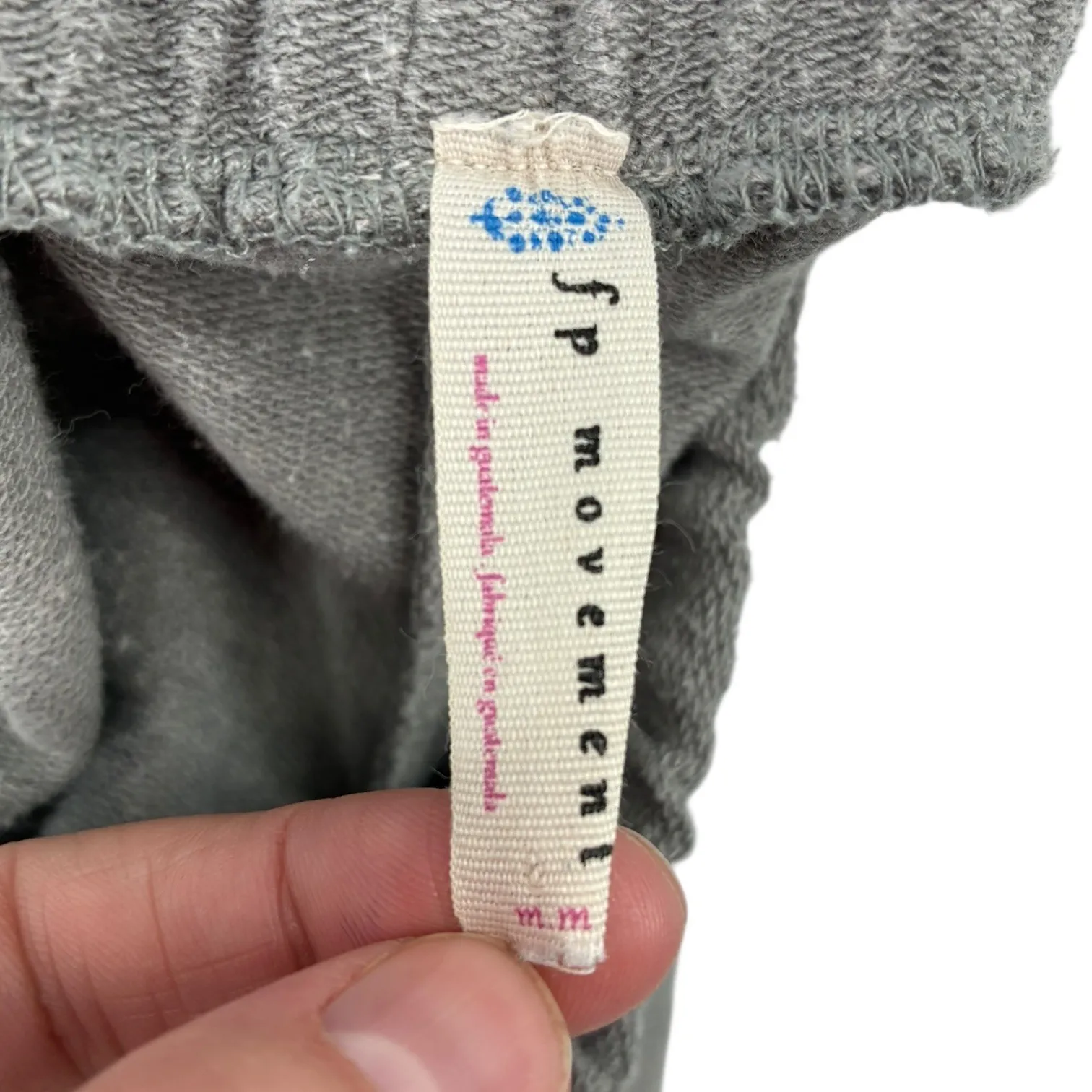 Free People Movement Gray Joggers Womens Size M Drawstring Athletic Lounge - Image 4