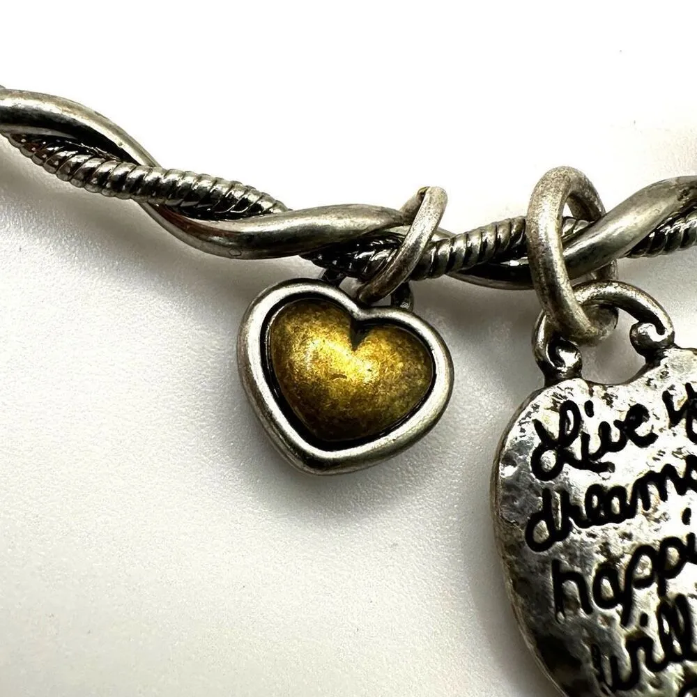 Brighton love your dreams and happiness will follow bangle bracelet - Image 3