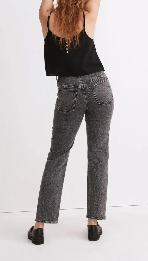 Madewell The Perfect Vintage Straight Jean in Meaford Wash Size 27 - Image 3