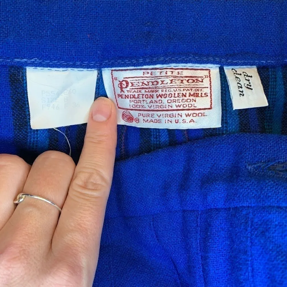 Pendleton knife pleat tea length skirt - Image 5