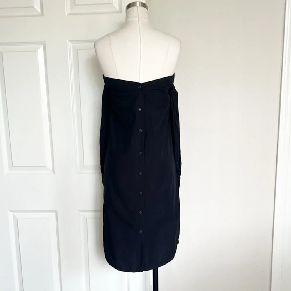 Rag & Bone Kacy Off Shoulder Dress in Black - Image 8