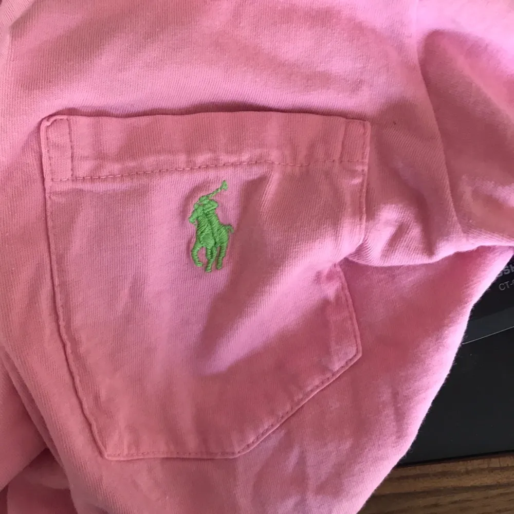 Super Cute Baby Pink Ralph Lauren T Shirt Top - Image 8
