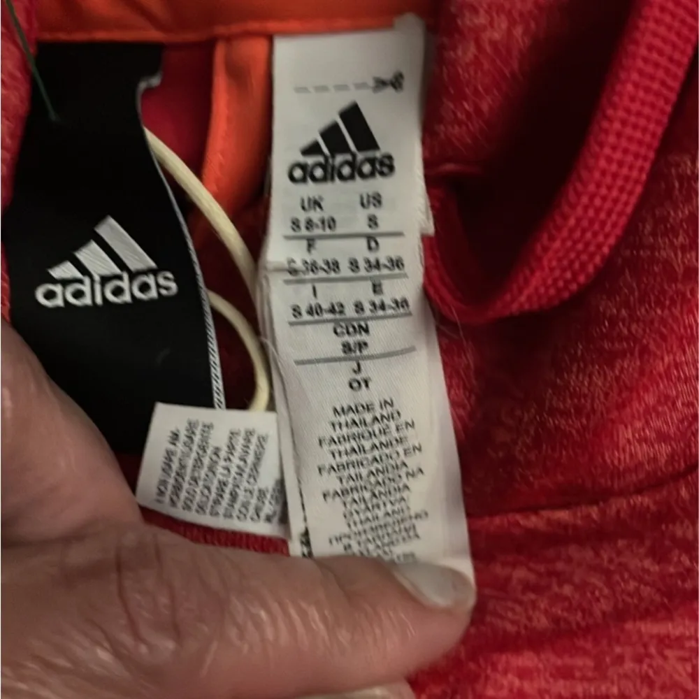 Adidas Hoodie red Small - Image 8