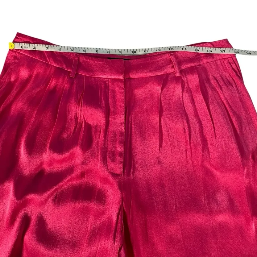 Bardot Hot Pink Wide Leg Pants Womens Size 12  Barbiecore Dopamine Girlhood - Image 5