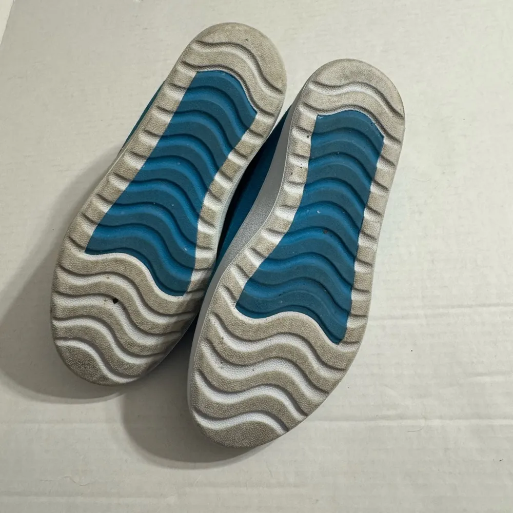 Allbirds Teal Blue Canvas Pacer ReRun Lace Up Sneaker Womens 7 Athletic - Image 6