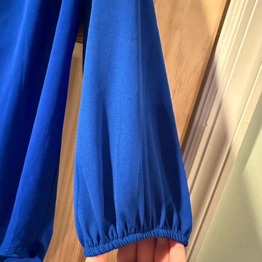 Royal Blue Women’s Blouse - Image 4