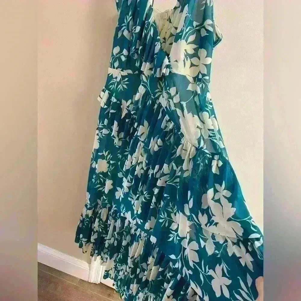 Torrid midi dress tiered floral cocktail party night out cruise. 2X. NWT - Image 10