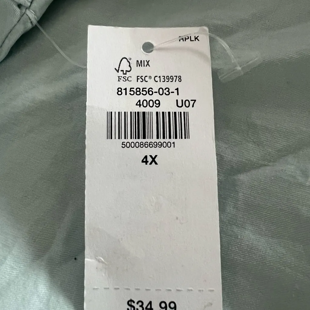 NWT | Old Navy Boyfriend long sleeve | Mint Green - Image 5