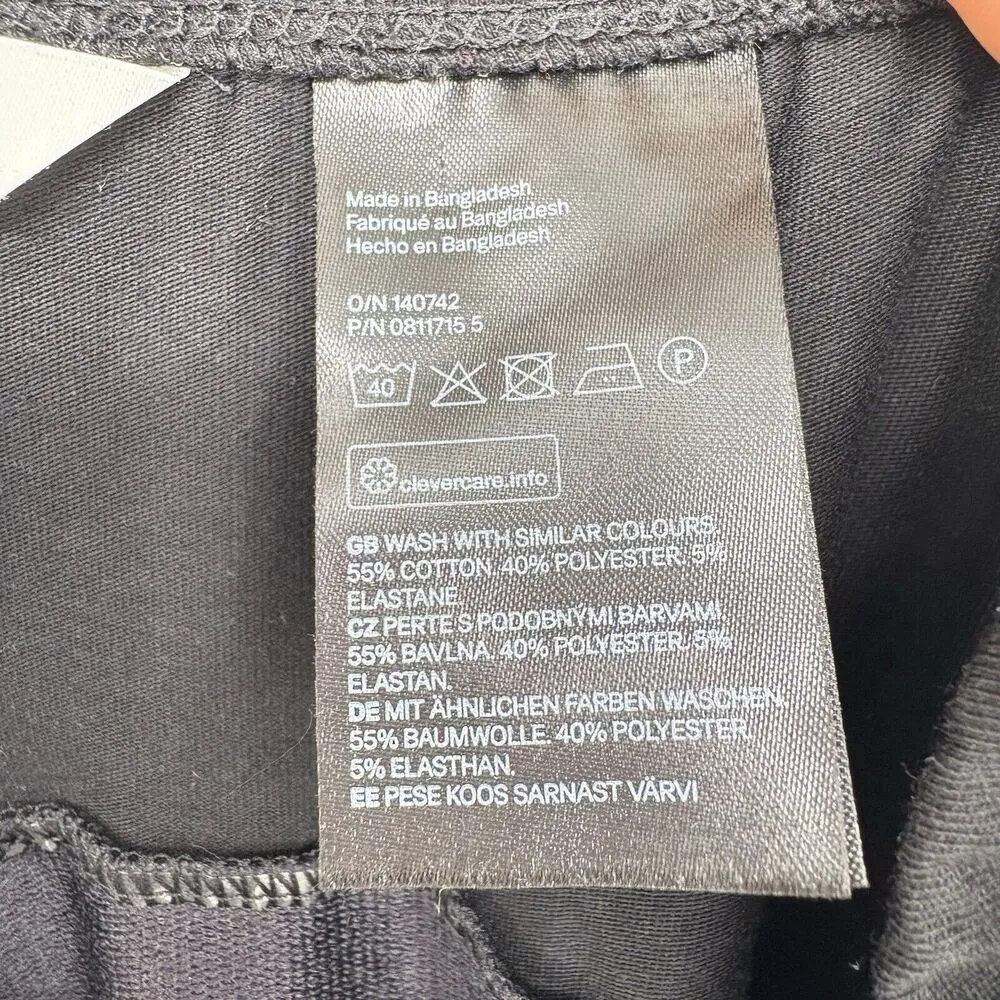 H&M‎ Maternity Joggers Pants Black Size Small - Image 10