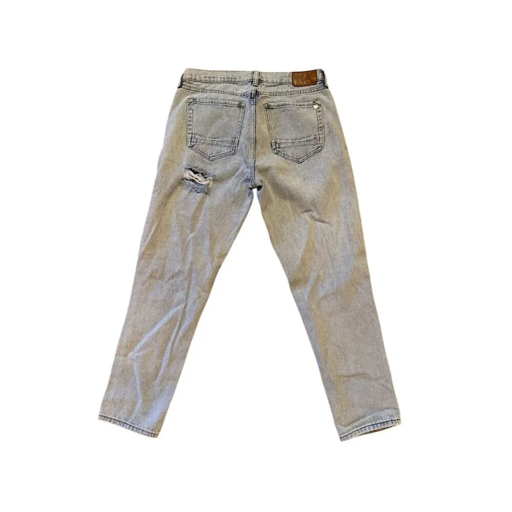 Kendall & Kylie Women's Distressed Light Blue Skinny Jeans Size 7 - Image 7