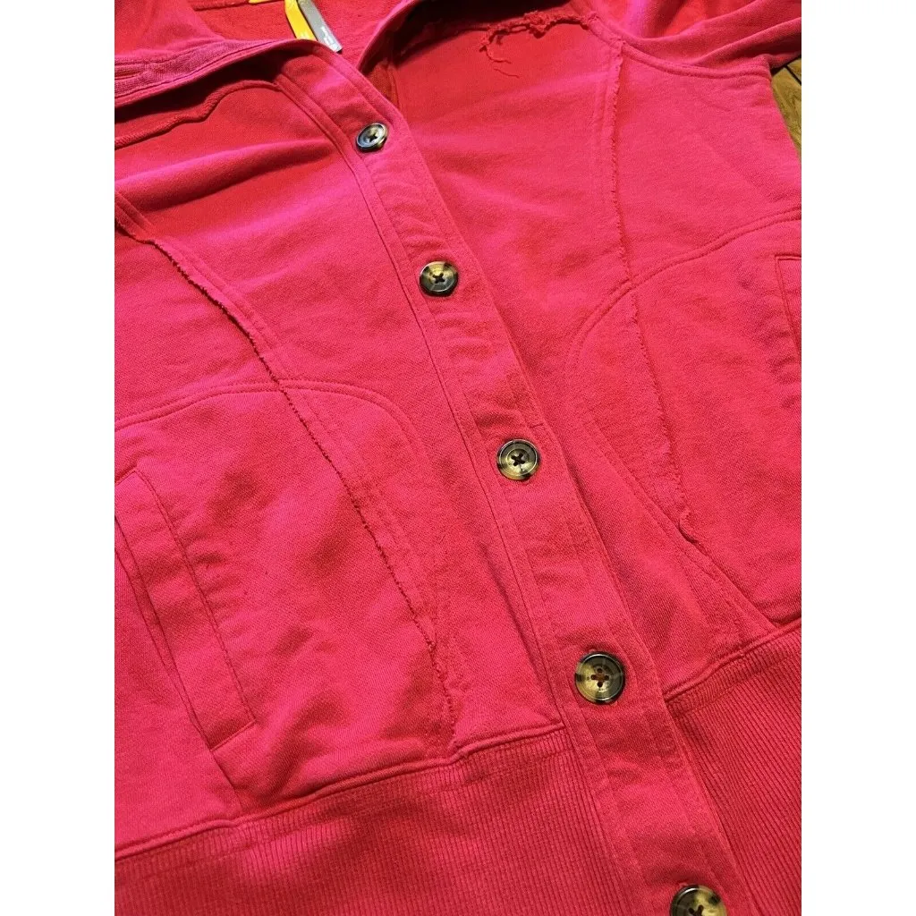 Lole Pink Hooded Zip Up Moisture Wicking Jacket‎ Size Large Athletic Preppy City - Image 8