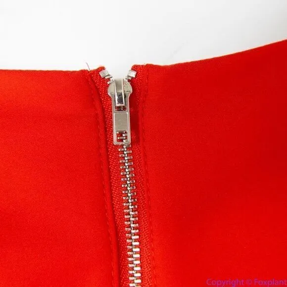 NEW Eloquii Sheath Dress with Cut Out star‎ Neckline exposed zipper, size 18 - Image 13