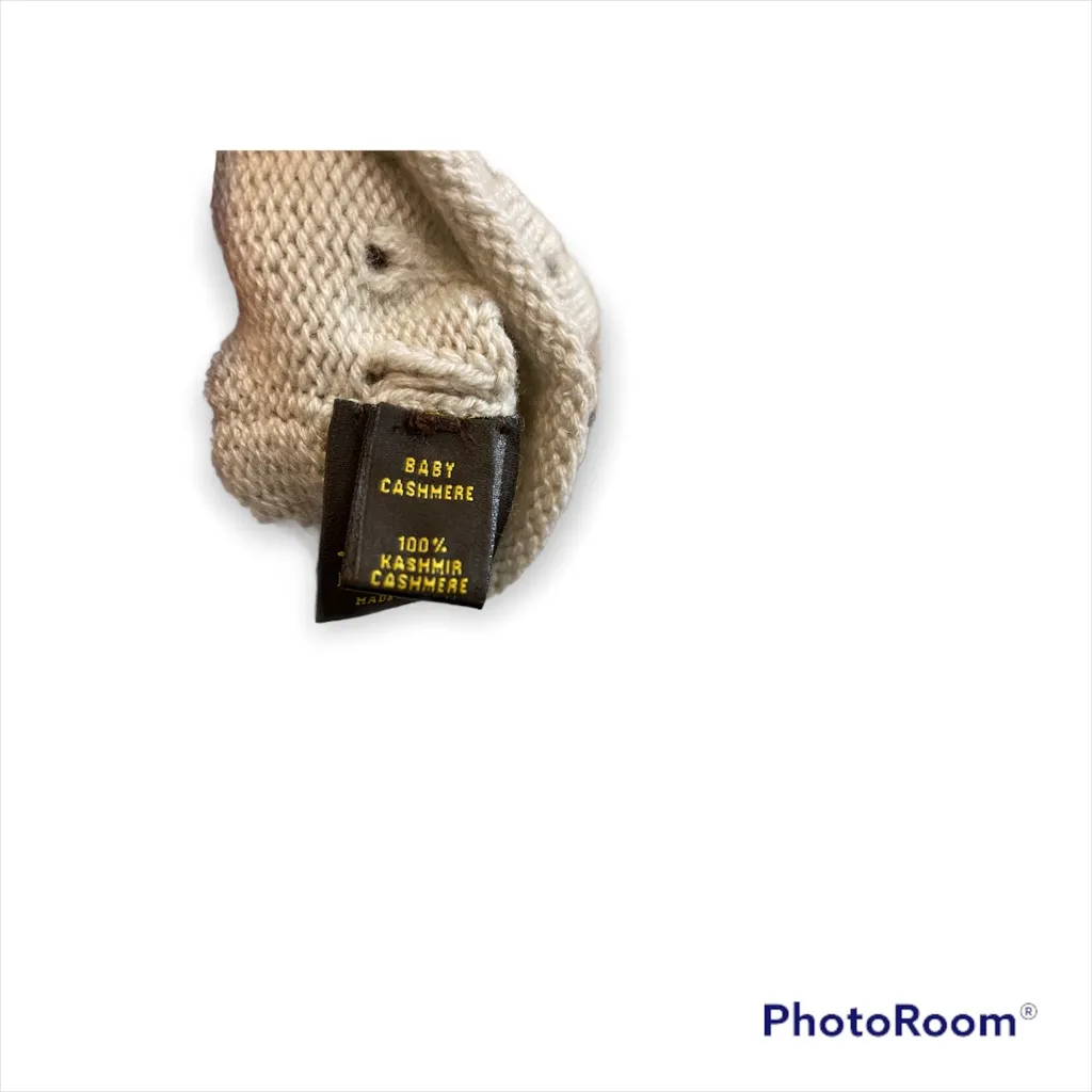 Loro Piana baby cashmere long pointelle gloves - Image 5