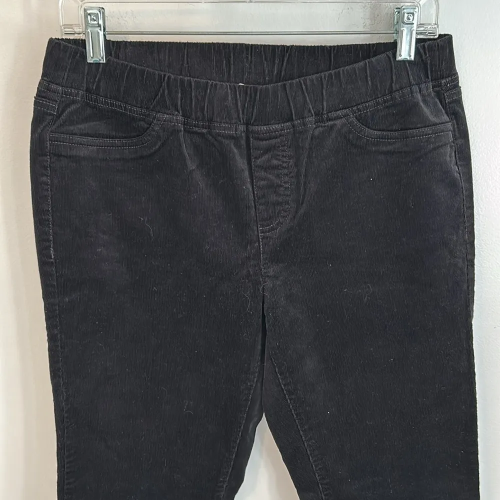 Eileen Fisher Black Corduroy Jeggings - Image 5