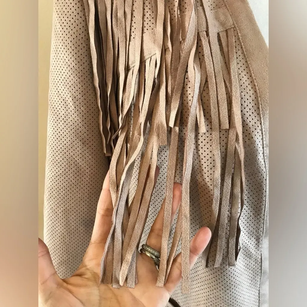 Chicos Beige western Jacket Size 2 (12 or L) - Image 4