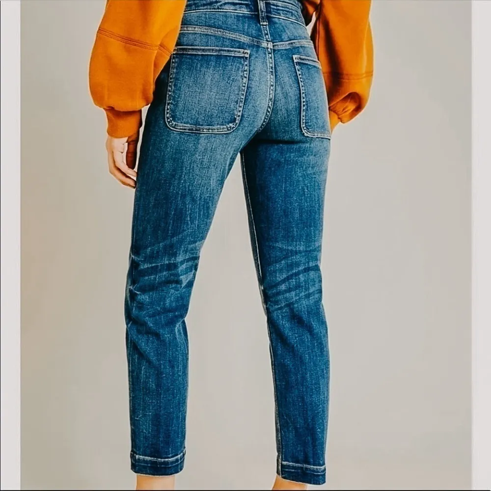 Anthropologie Pilcro and the Letterpress High Rise Slim Jeans Size 26 - Image 2