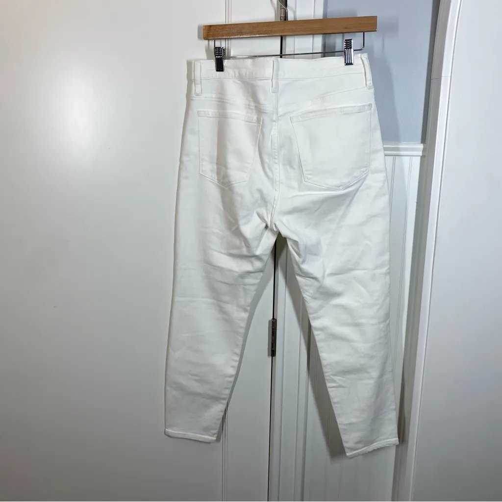 NWT J.Crew Factory Size 31 T Tall‎ White 9” Mid-rise Skinny Jean READ - Image 7
