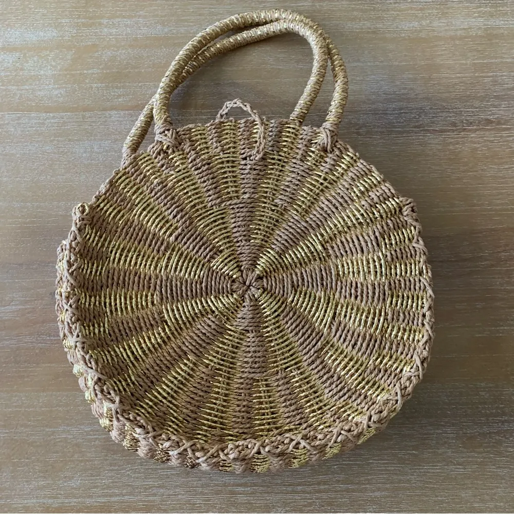 Bujibaja Straw Circle Bag - Image 2