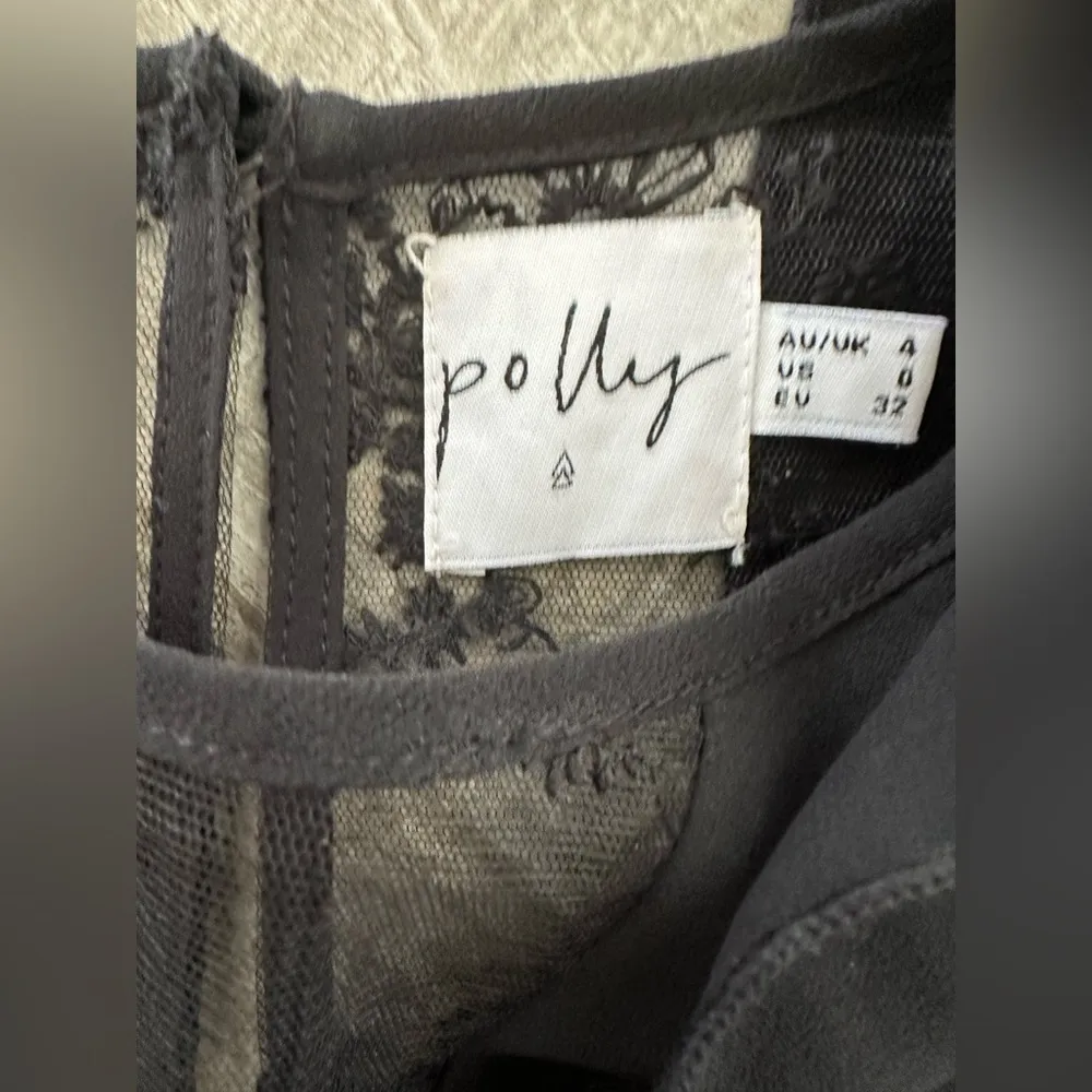 Princess Polly size 4 longsleeve little black dress - Image 4