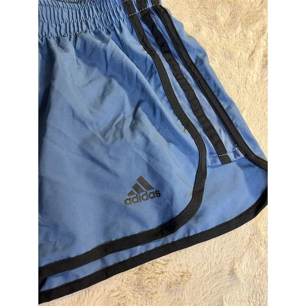 Adidas Women's Marathon 20 Running Shorts Blue Size S Athletic Activewear - Image 2