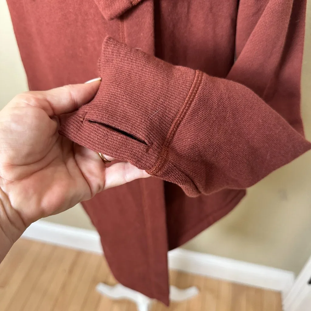 Nordstrom ZELLA New NWT Drape Neck Sweatshirt Topper Jacket Size Large - Image 5