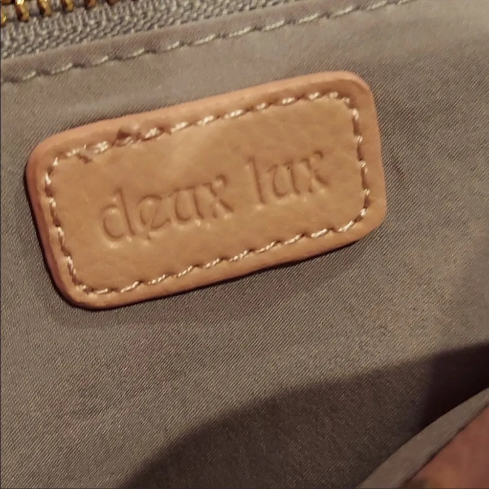 Deux Lux GORGEOUS pink bucket drawstring backpack woven design - Image 5