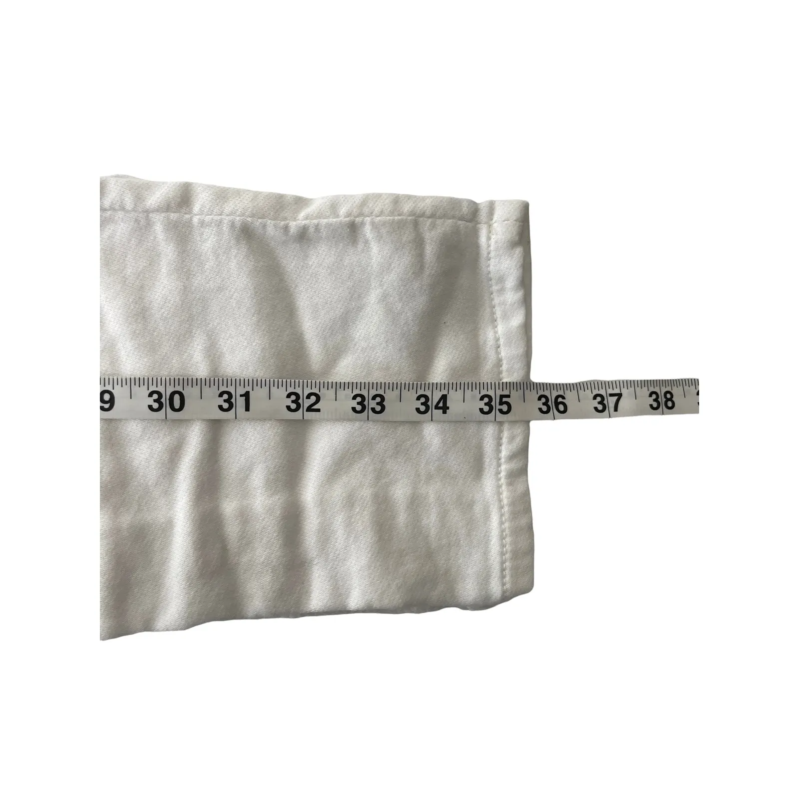 Signature Studio Women's Size 12 White Tie Cropped Summer Pants - Image 8