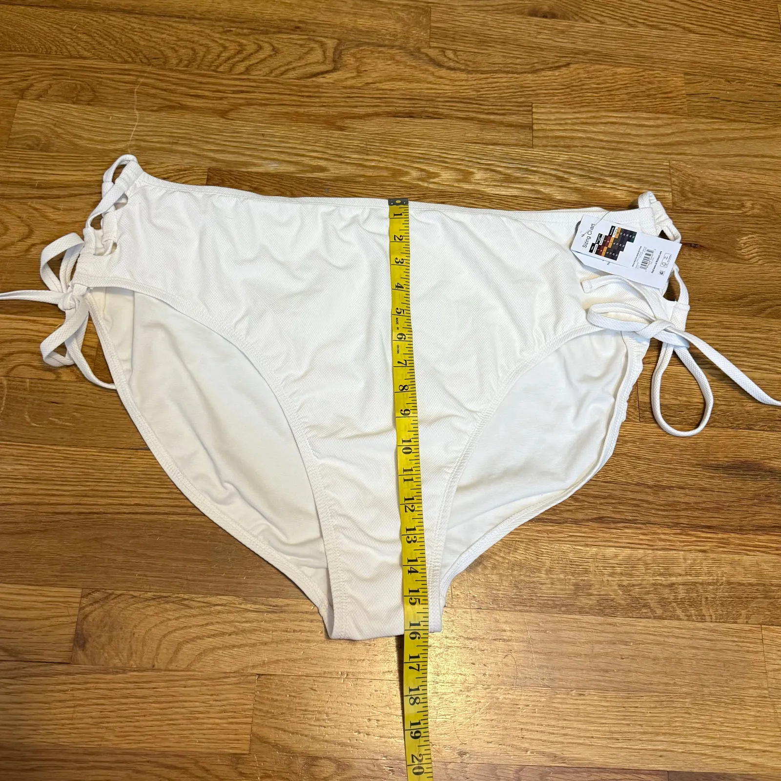 Time and Tru Womens 3X 24W 26W Plus Size Swim Suit Bottom Bikini Bundle New White - Image 3