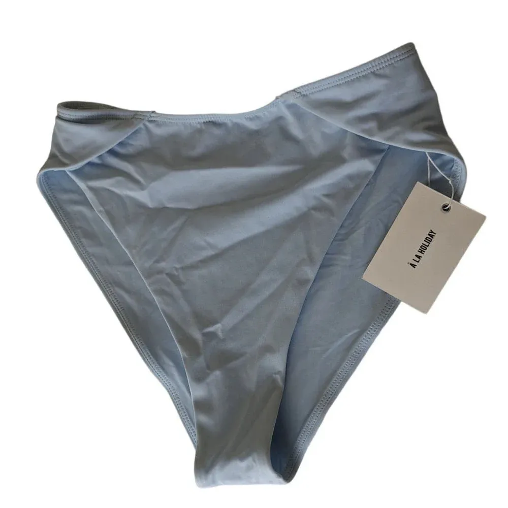 Zonarch Laetitia Two Piece Bikini Light Blue Cheeky Underwire Size Small - Image 10