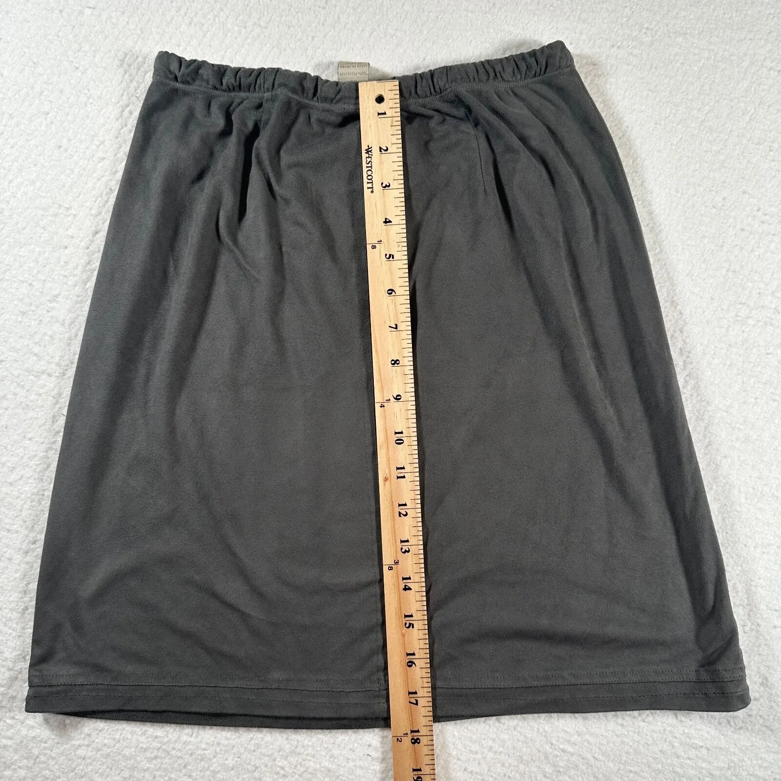 J.Jill Faux Suede Short Skirt Drawstring Comfortable Women's X - Image 3