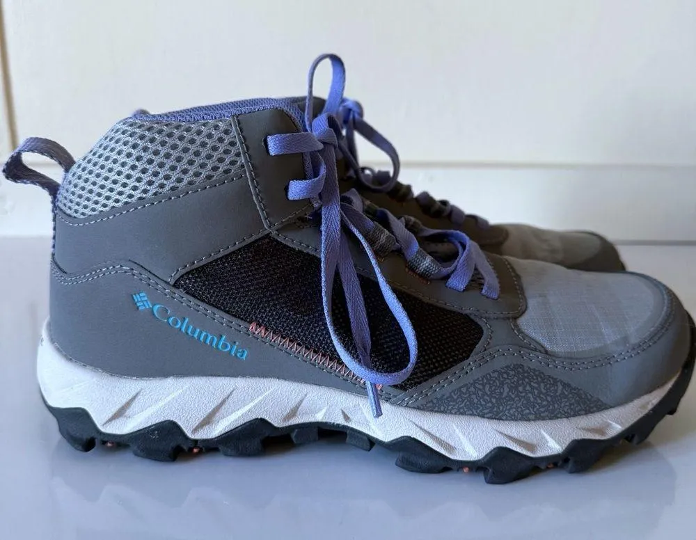 COLUMBIA Women's FLOW CENTRE Hiking Shoes Sneakers Steam Fairytale Size 7 - Image 2