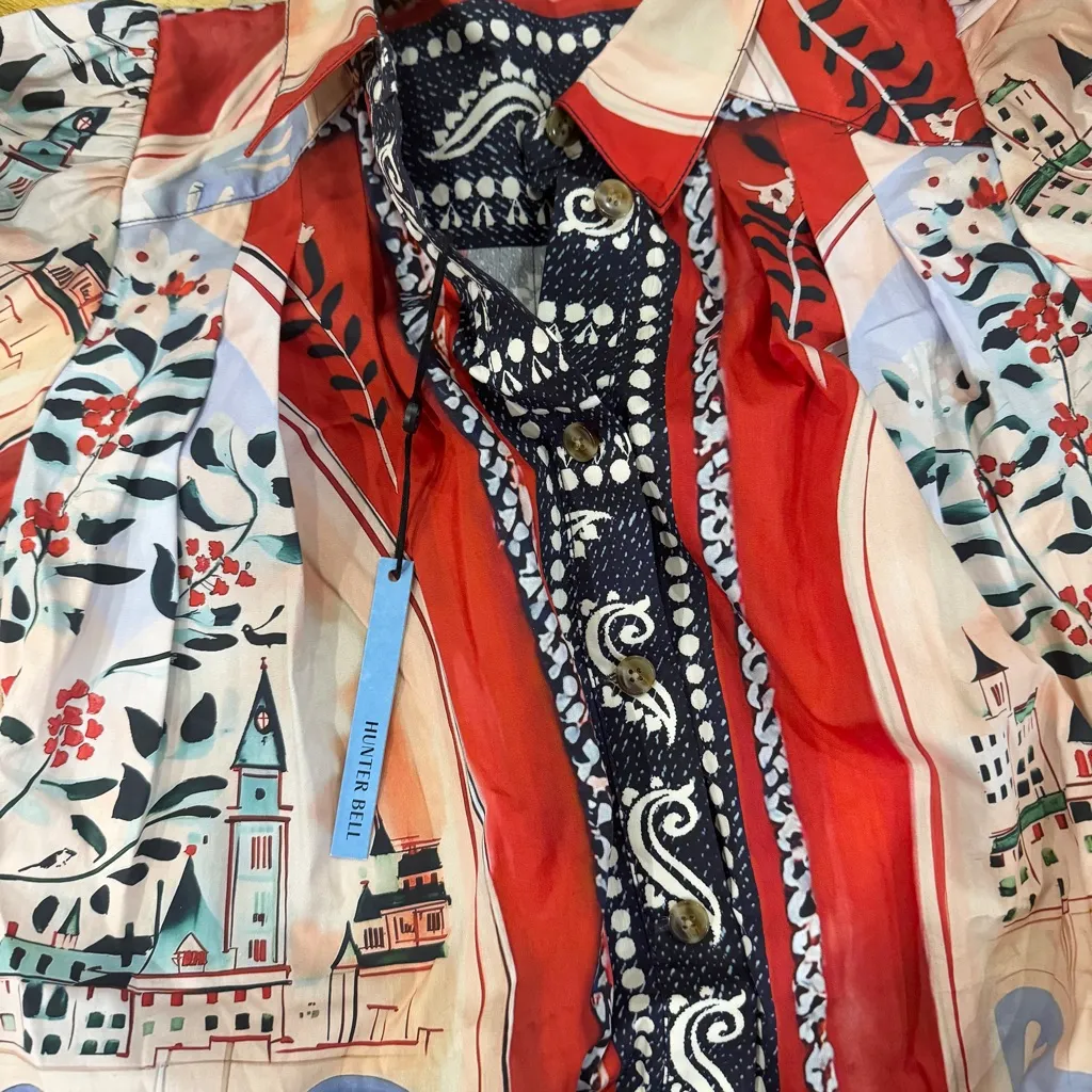 Hunter Bell Colorful Patterned Dress NEW - Image 12