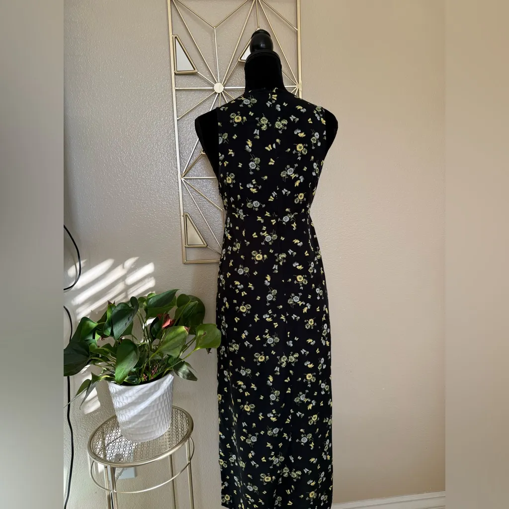 Motel Rocks Fiaso Midi Dress In Lemon And Lime Black - Image 5