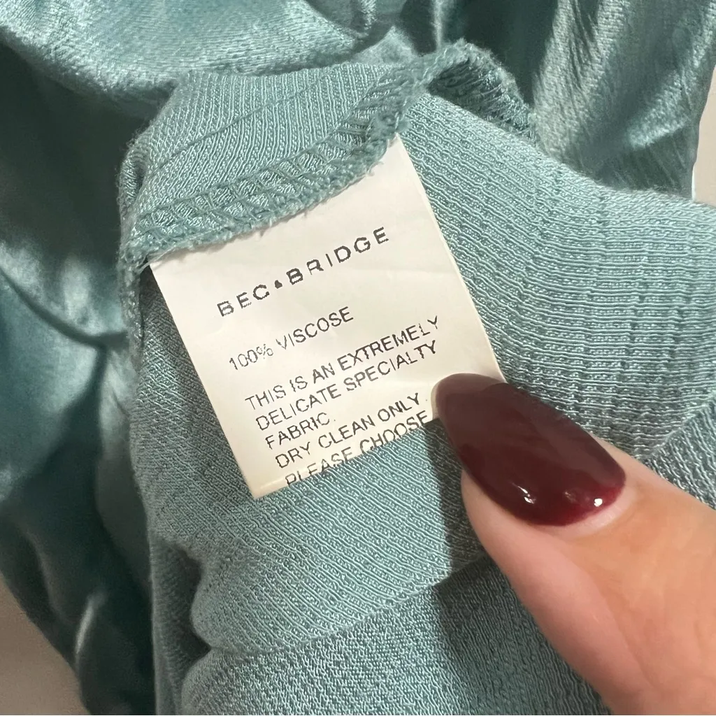 NEW NWT Bec + Bridge Cedar City Maxi Dress In Sea Spray - Image 9