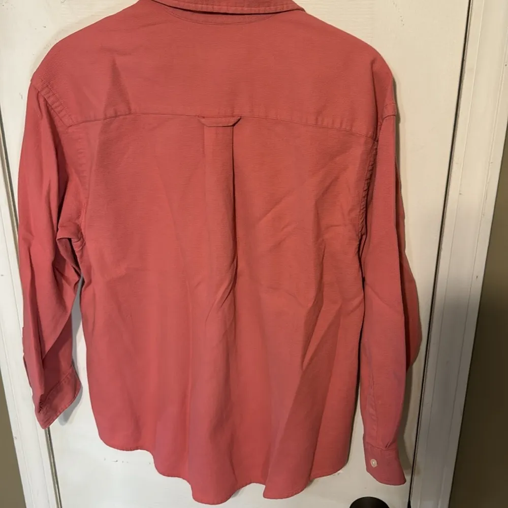 Eddie Bauer 100% Cotton Button Down Long Sleeve Shirt Size Large Petite - Image 4