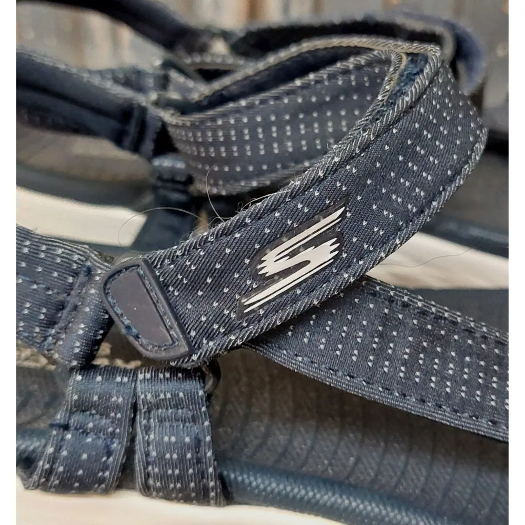 SKECHERS On the Go Blue Strappy Flat Walking Trekking Sport Sandals Size 10 - Image 6