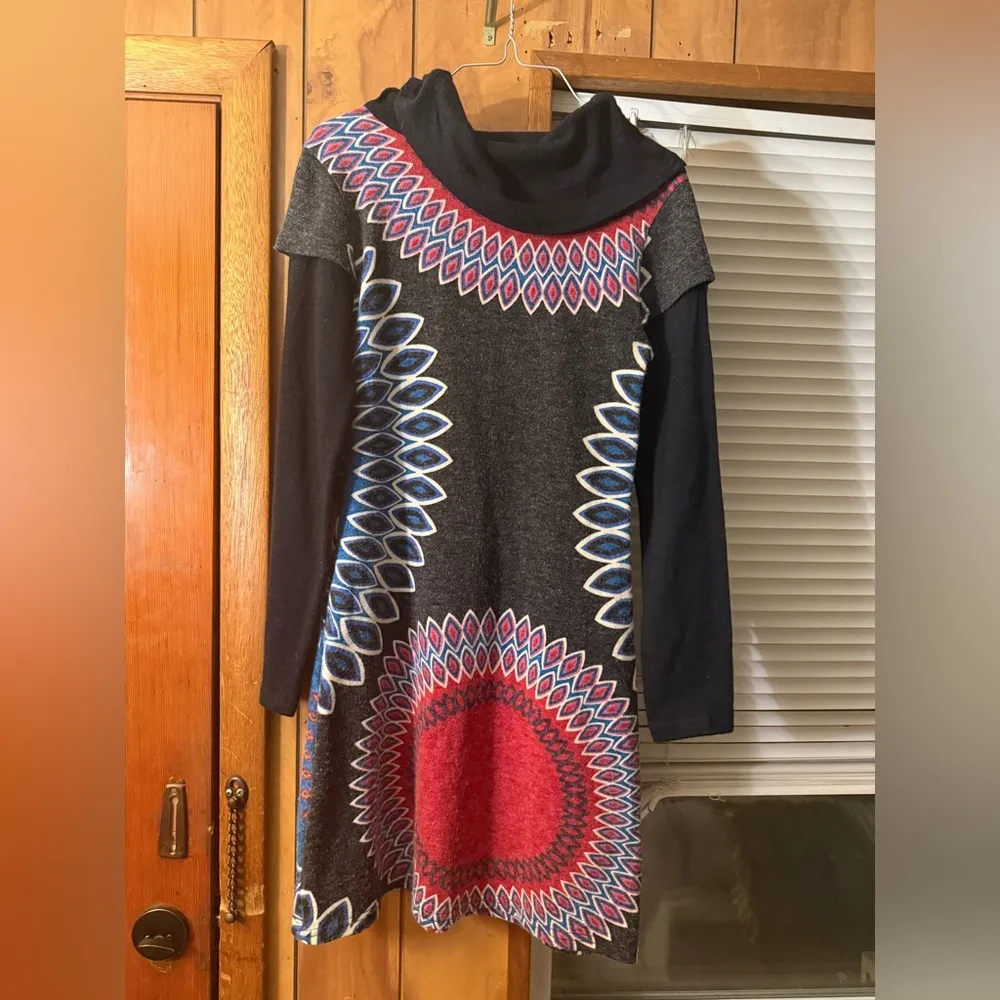 Women’s  Anthropologie Abstract Dress Size Small - Image 2