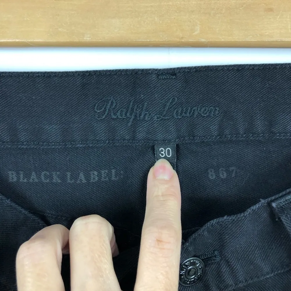 Ralph Lauren Black Label 867 Rhinestone Straight Leg Jeans 30 - Image 11