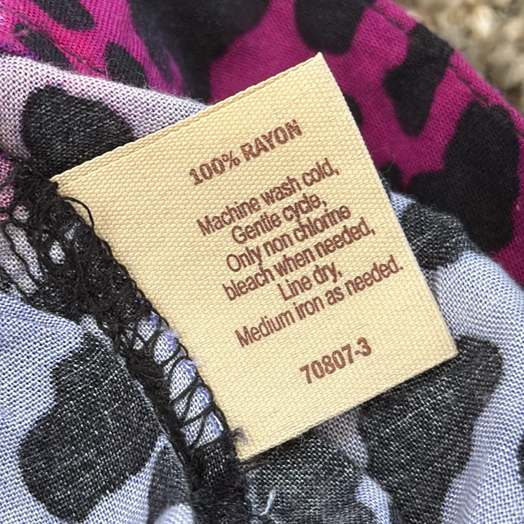 Decree  High Waist Leopard Print Shorts - Image 3