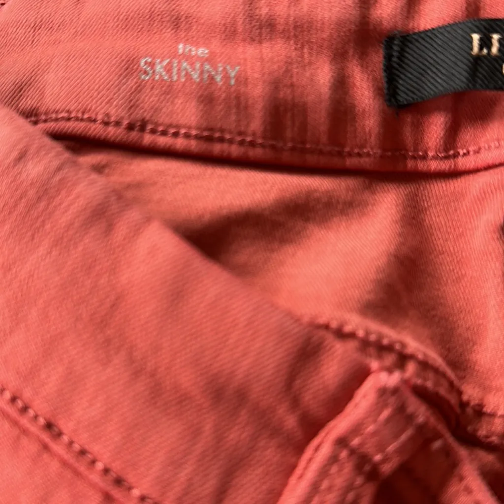 NWT Liverpool X Nordstrom Gia Glider Skinny Jean IN COLOR TERRA ROUGE - Image 9